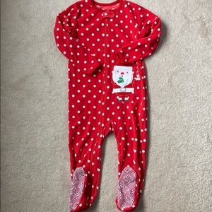 Carters Santa Fleece PJs - 4T